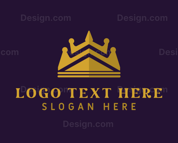 Elegant Glam Crown Logo