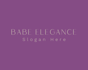 Elegant Minimalist Business logo design