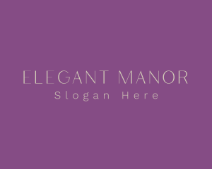 Elegant Minimalist Business logo design