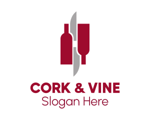 Fine Dining Wine Restaurant  logo design