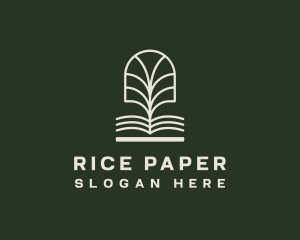 Book Tree Library logo design