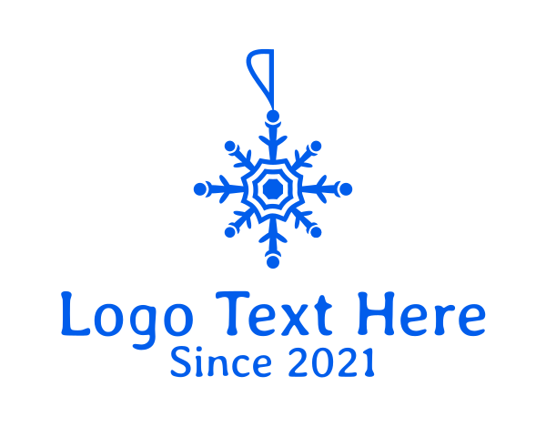 Snowflake logo example 1