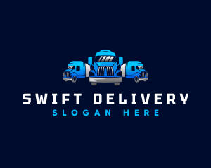 Truck Automotive Delivery logo design