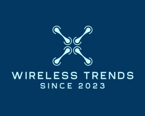 Drone Propeller Quadcopter logo