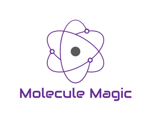 Purple Science Atom logo