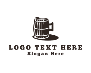Brew - Beer Barrel Distillery logo design