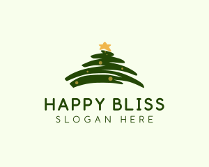 Holiday Christmas Tree Logo