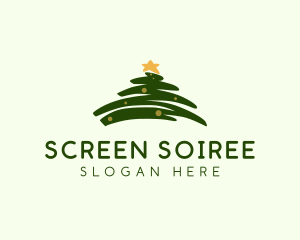 Holiday Christmas Tree logo design