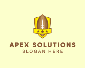 American Football Team Shield logo design