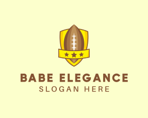 American Football Team Shield logo design