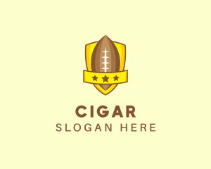 American Football Team Shield logo design