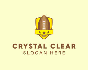 American Football Team Shield logo design