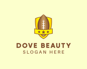 American Football Team Shield logo design