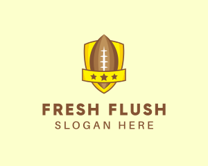 American Football Team Shield logo design