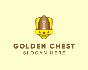 American Football Team Shield logo design