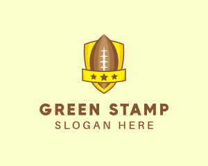 American Football Team Shield logo design