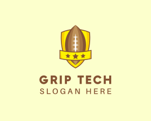 American Football Team Shield logo design