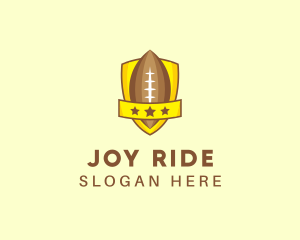 American Football Team Shield logo design