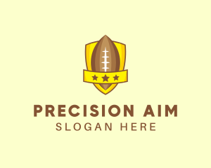 American Football Team Shield logo design