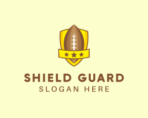 American Football Team Shield logo design