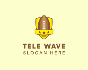 American Football Team Shield logo design