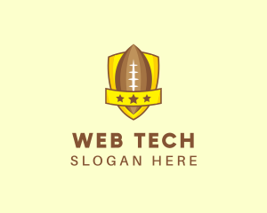 American Football Team Shield logo design