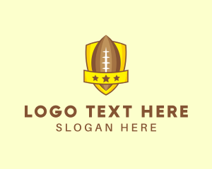 Team - American Football Team Shield logo design
