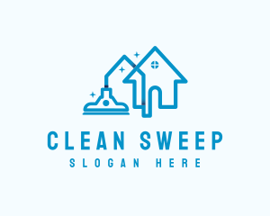 Home Vacuum Cleaning logo design