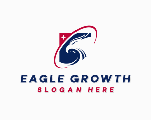 Eagle Veteran Aviation logo design