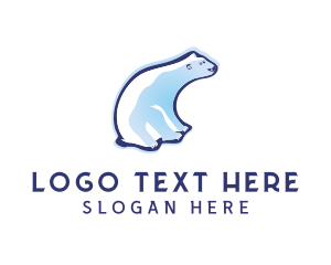 Cute Polar Bear logo