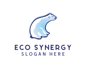 Cute Polar Bear logo