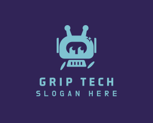 Tech Game Robot  logo design