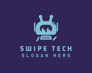 Tech Game Robot  logo design