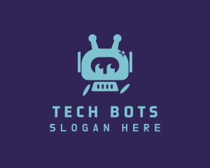 Tech Game Robot  logo design