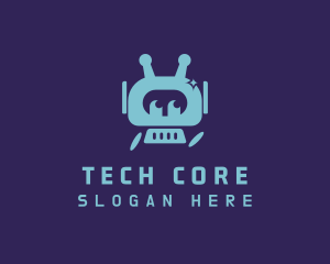 Tech Game Robot  logo design