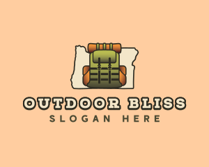 Oregon Outdoor Backpack logo design