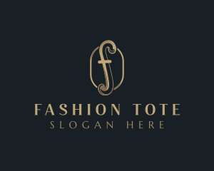 Elegant Fashion Boutique Letter F logo design