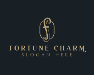 Elegant Fashion Boutique Letter F logo design