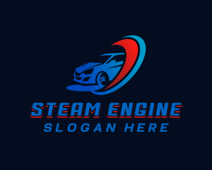 Car Racing  Engine logo design