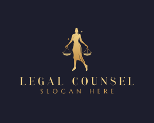 Woman Lawyer Justice logo