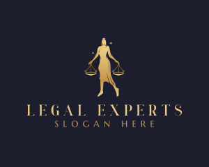 Woman Lawyer Justice logo