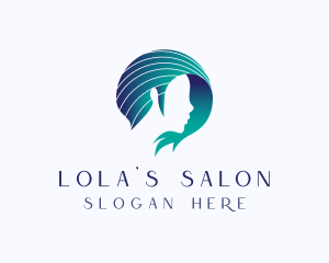 Woman Hair Salon logo design