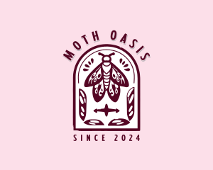 Moth Butterfly Insect logo