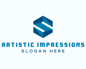 Generic Hexagon Letter S logo design