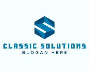 Generic Hexagon Letter S logo design