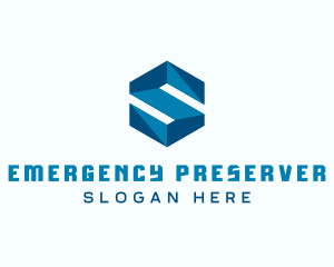 Generic Hexagon Letter S logo design