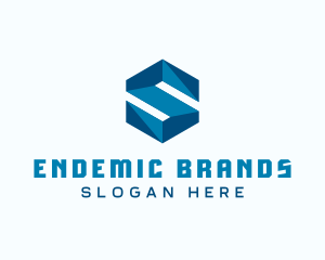 Generic Hexagon Letter S logo design