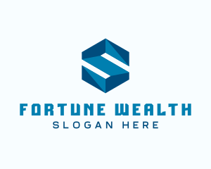 Generic Hexagon Letter S logo design