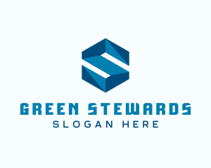 Generic Hexagon Letter S logo design