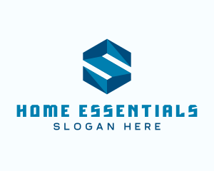 Generic Hexagon Letter S logo design